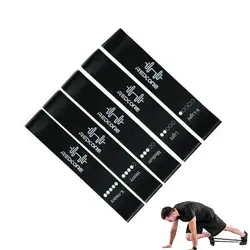 1 x резинки сопротивления для тренировок в фитнес-зале оснастить Мужские t резиновые петли Йога для тренажерного зала тренировочные Пилатес