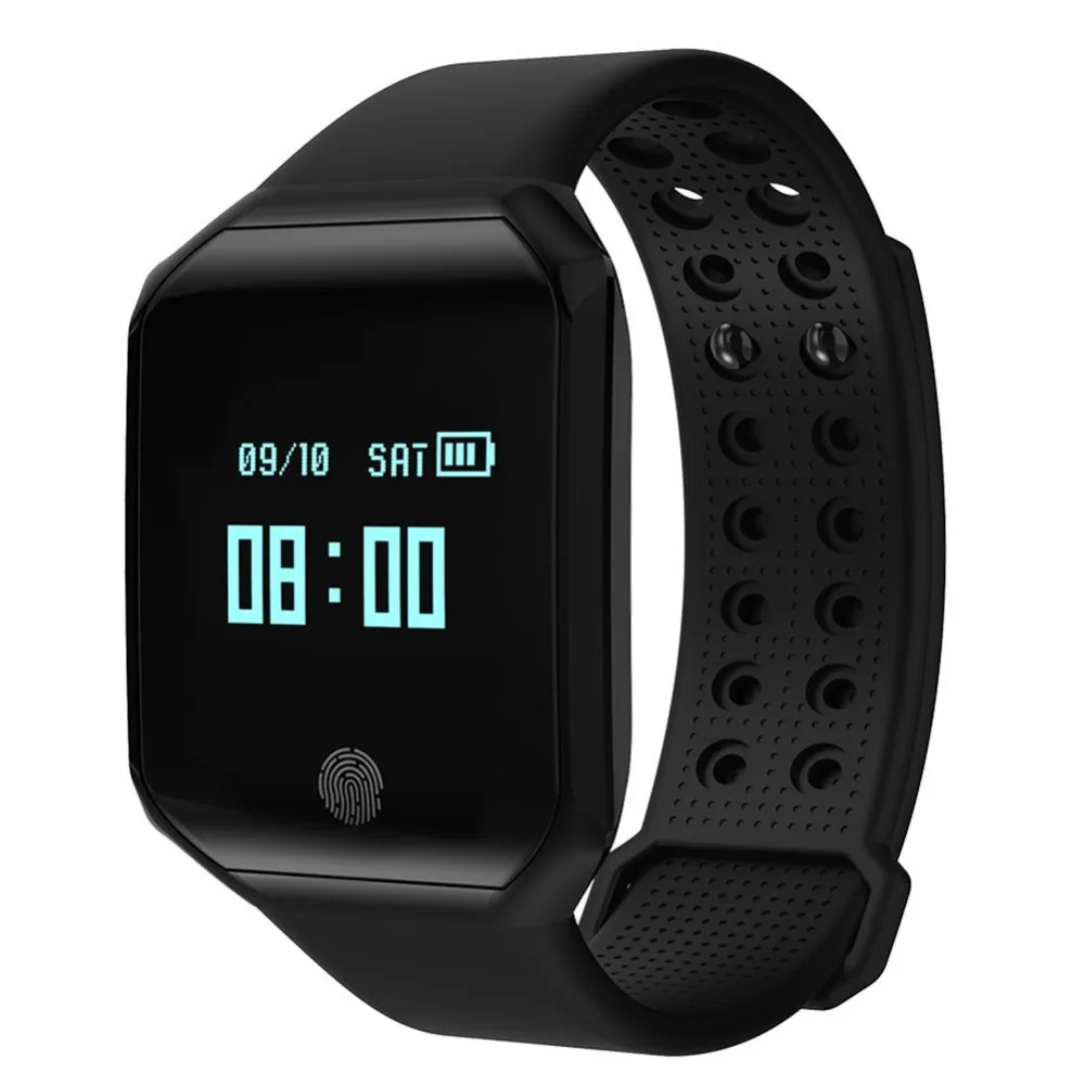 Ollly IP67 Водонепроницаемый Bluetooth Smart Браслет трекер активности с шагомер пульс