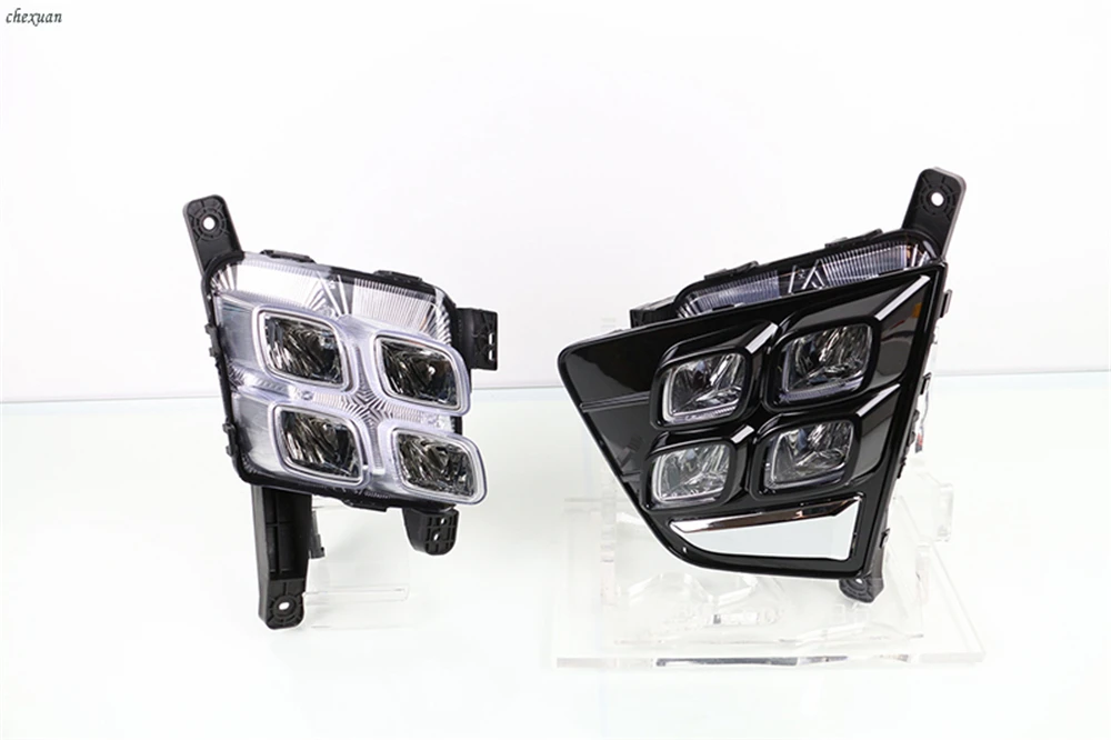 CSCSNL 1 комплект для Hyundai Creta IX25 2014 2015 2016 светодиодный DRL Габаритные огни 12В ABS