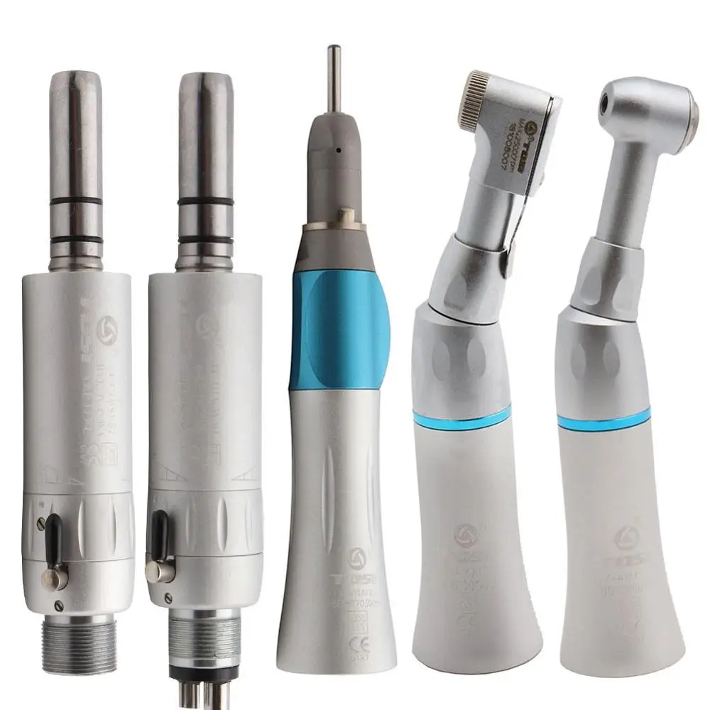 

TOSI Dental Low Speed Handpiece Straight Contra Angle Air Motor 2/4Holes Air Turbine