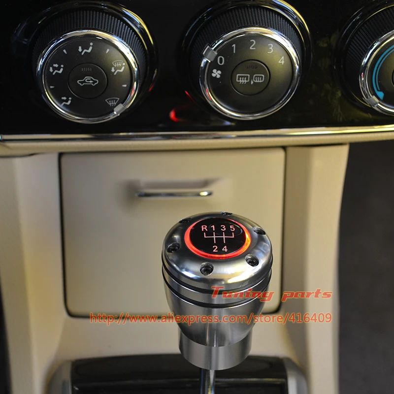 

Universal 5 Manual Speed Car Gear Knob LED 5MT Auto Shift Lever Knob 6MT