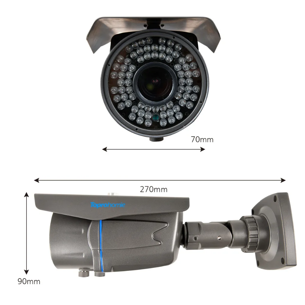 TOPROHOIME H.265+ 8CH POE система NVR 4MP сетевой видеорегистратор 48 В 3MP 2,8 мм-12 мм зум POE ip-камера безопасности 8CH комплект видеонаблюдения