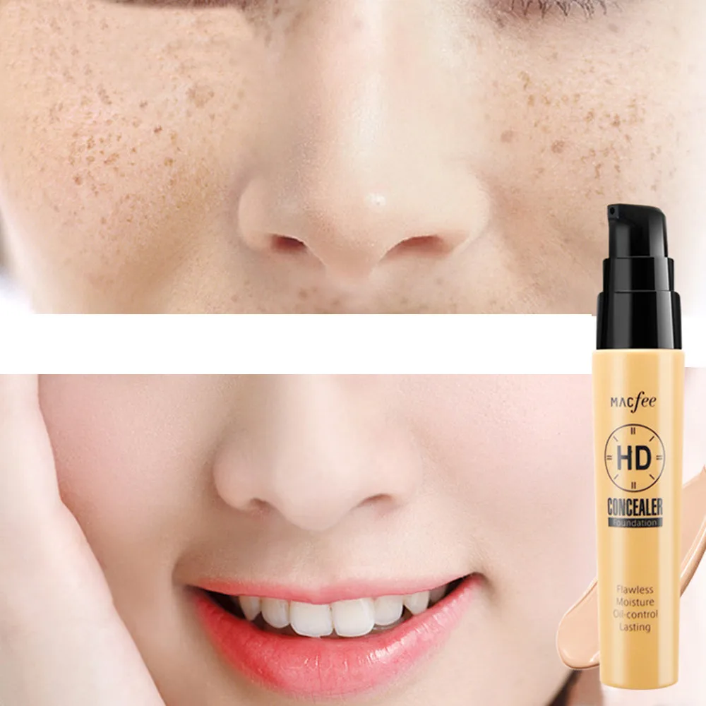 

Soft Matte Long Wear Foundation Face Eye Foundation Concealer Highlight Tool For Contour Liquid Stick Makeup Natrual Crea
