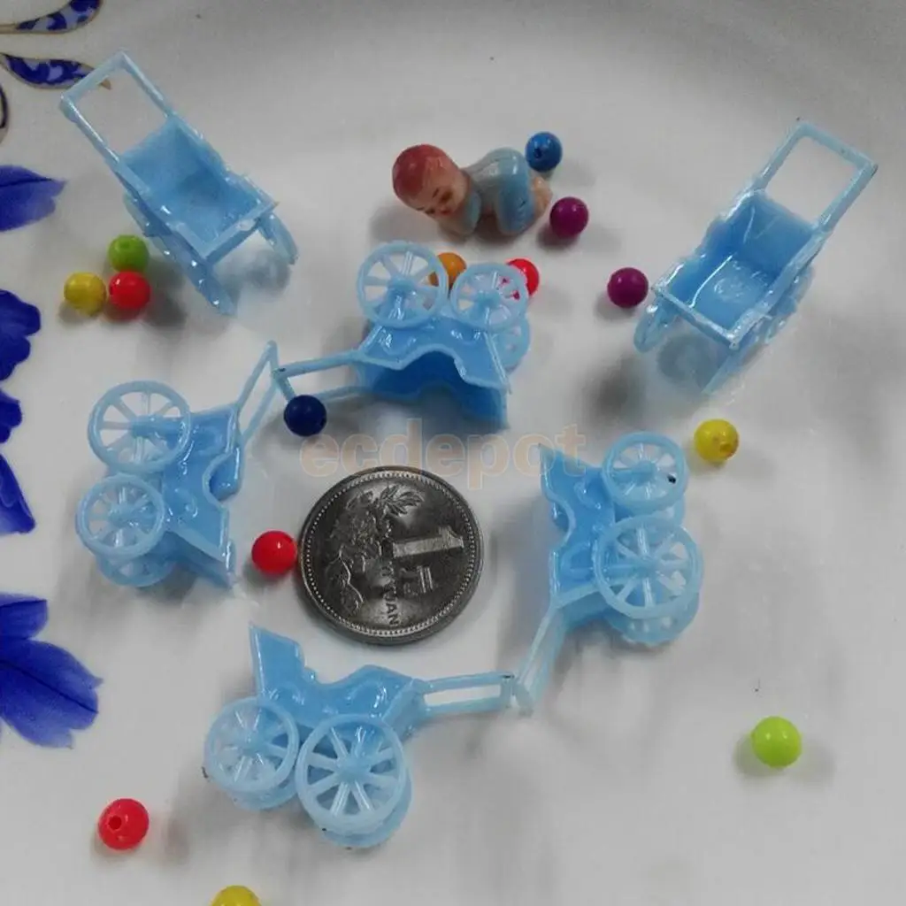 12 шт милые пластиковые мини-тележки детские игрушки Детские вечерние сувениры