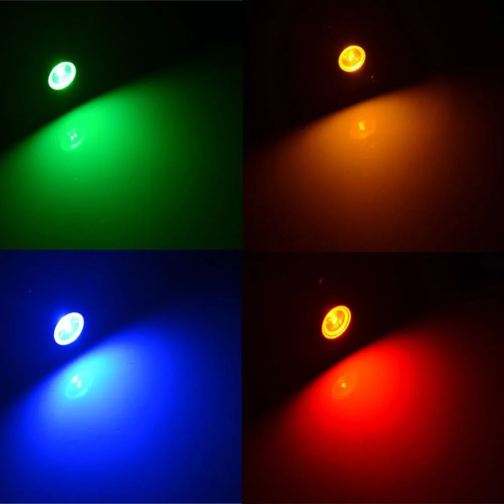 50pcs T5 COB 1SMD LED Automotive Car Lights Bulb Dashboards Gauge