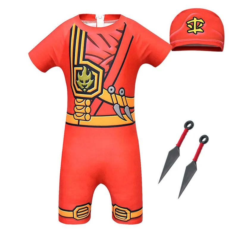 Костюм для мальчиков Ninjago Детский костюм косплея Lloyd Jay Kai вечерние костюмы на