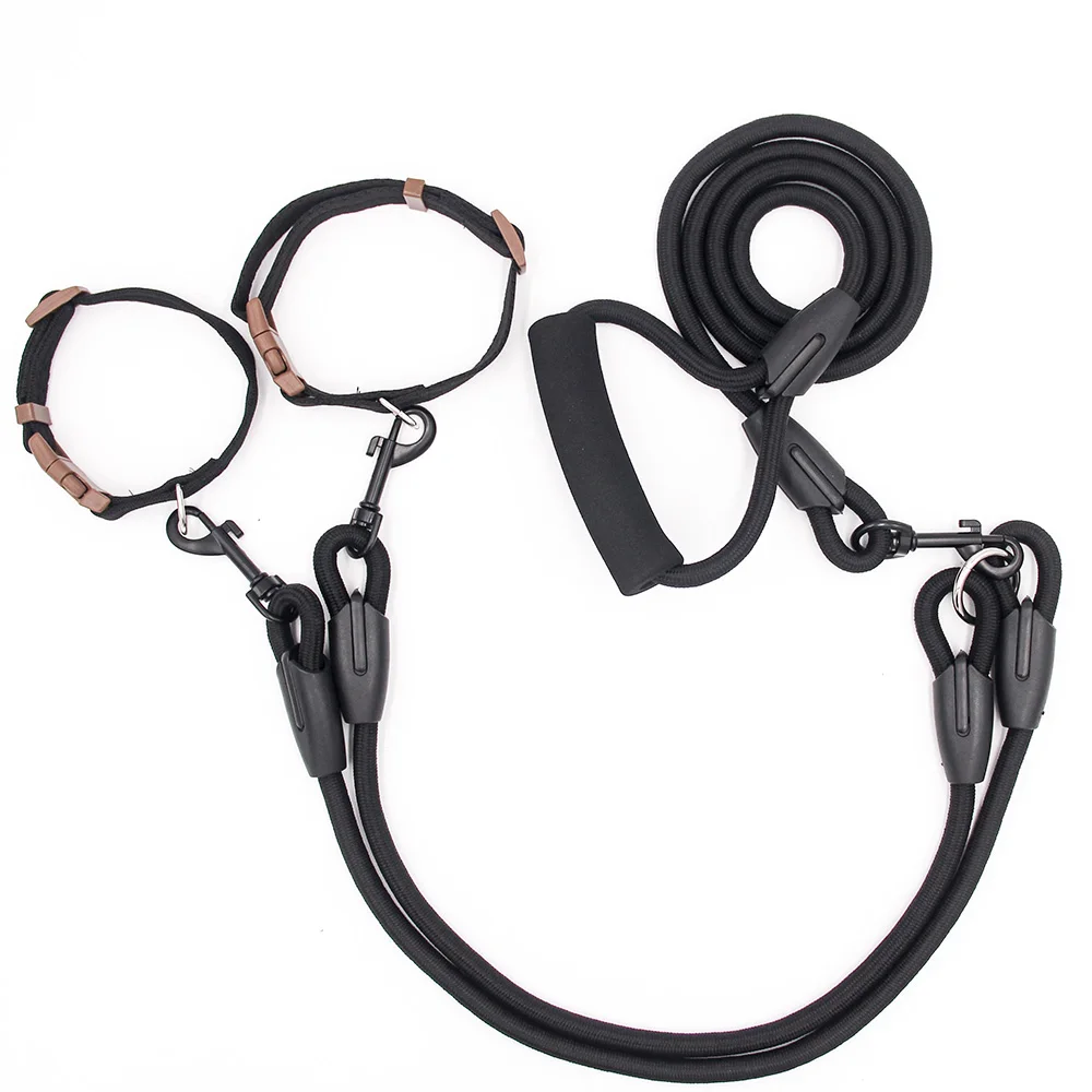 

Double Dog Leash No Tangle Dog Walking Leash 2 Dogs Comfortable Adjustable Dual Padded Handles Dual Leash Walking Dropshipping