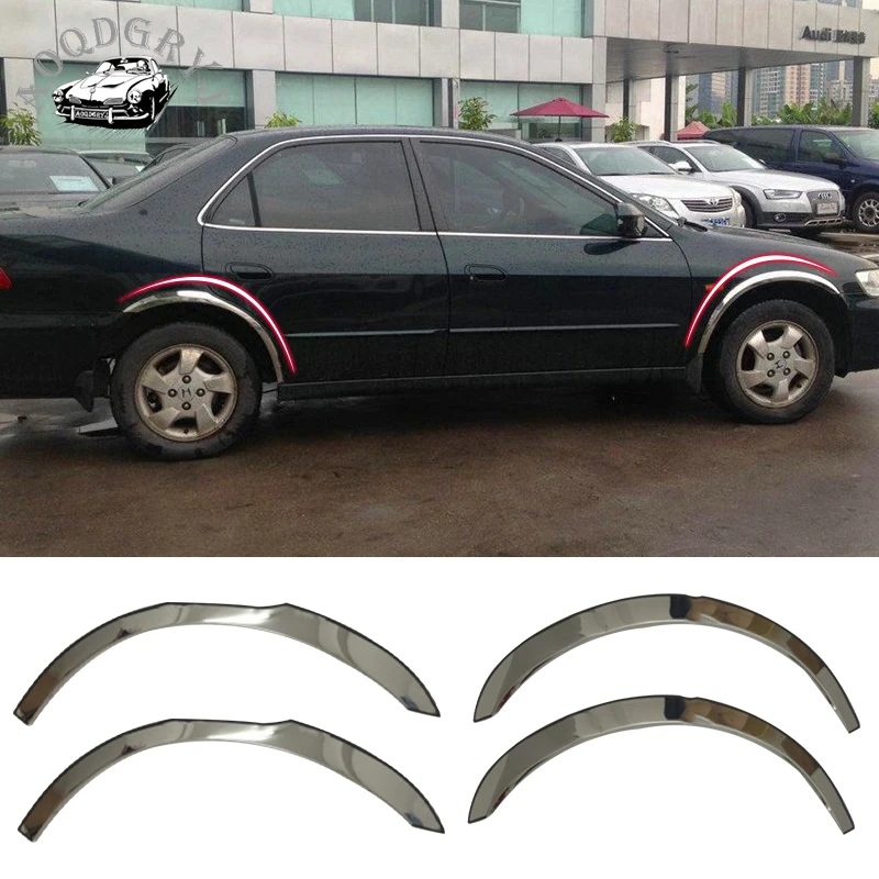Fits Honda Accord 4DR Sedan 1998-2002 Stainless Steel Fender Trims