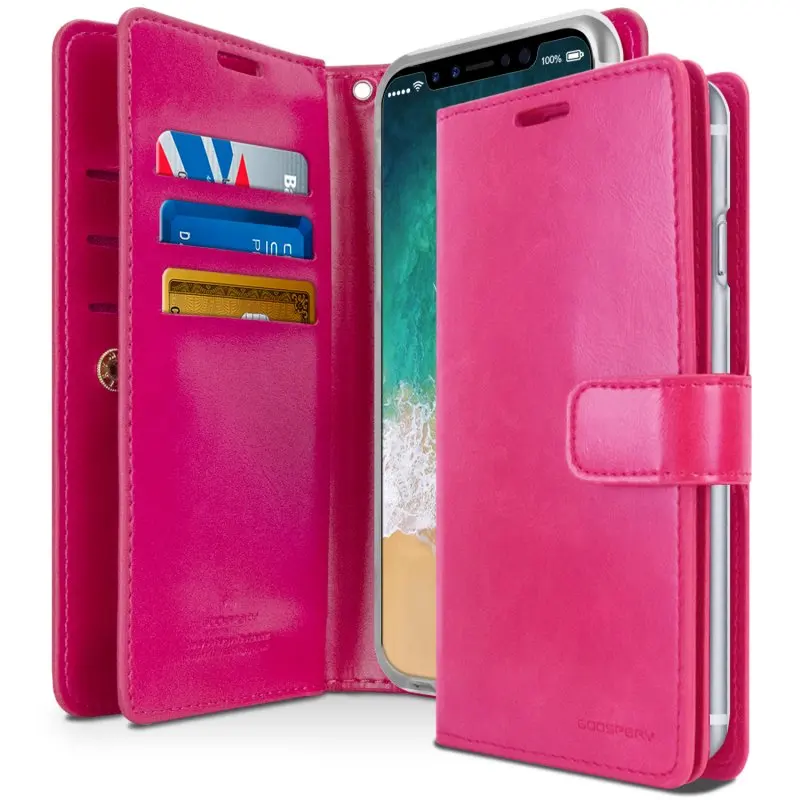 Для iPhone 11 PRO MAX X XR XS MAX 7 8 Plus подлинный Mercury Goospery Mansoor карточки для дневника Слоты Чехол-портмоне держатель откидная крышка