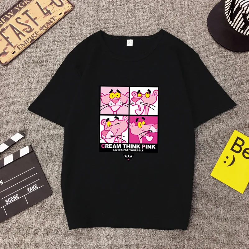 Высокое качество футболка Женская Весна Лето модный принт короткий рукав круглый вырез женские топы Повседневная Свободная футболка Femme