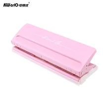 Регулируемый Настольный Дырокол с 6 отверстиями для формата A4, A5, A6, B7, органайзер для молочных продуктов, шесть колец с 6 листами