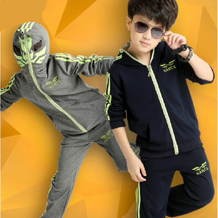 new style children simple pattern shirt pants sports suits clothing set kids child track clothes for a baby boys 2pics/set