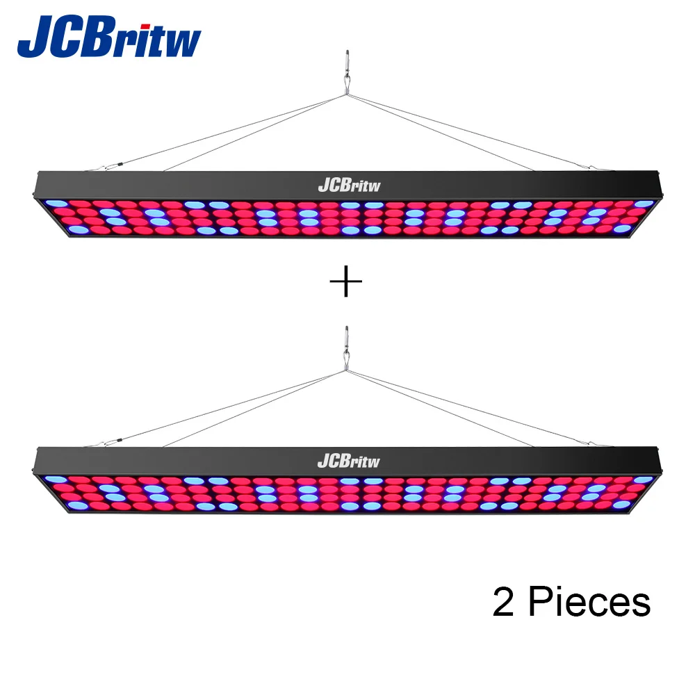 

60W LED Grow Light Panel Growing Lamps Red Blue Spectrum Long Bar Aluminum Made for Hydroponics Indoor Plant Greenhouse