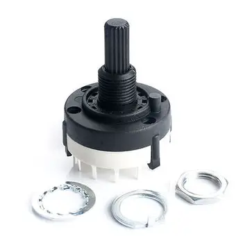 

2pcs,1 POLE 12 Position Custom Wiring ROTARY SWITCH 1P12T Variable