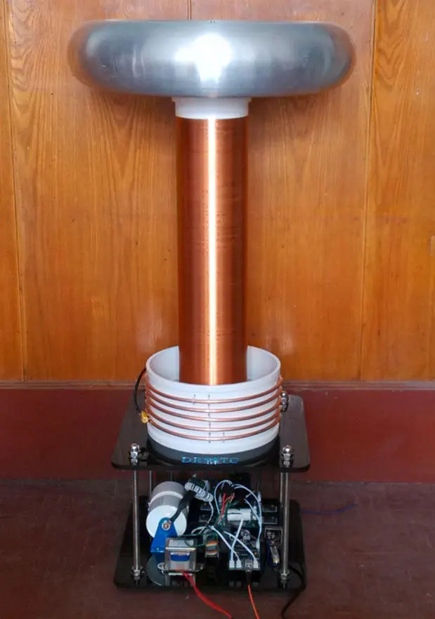 0 6 м Tesla Coil DRSSTC музыкальная дуга искусственная молния настраиваемый большой
