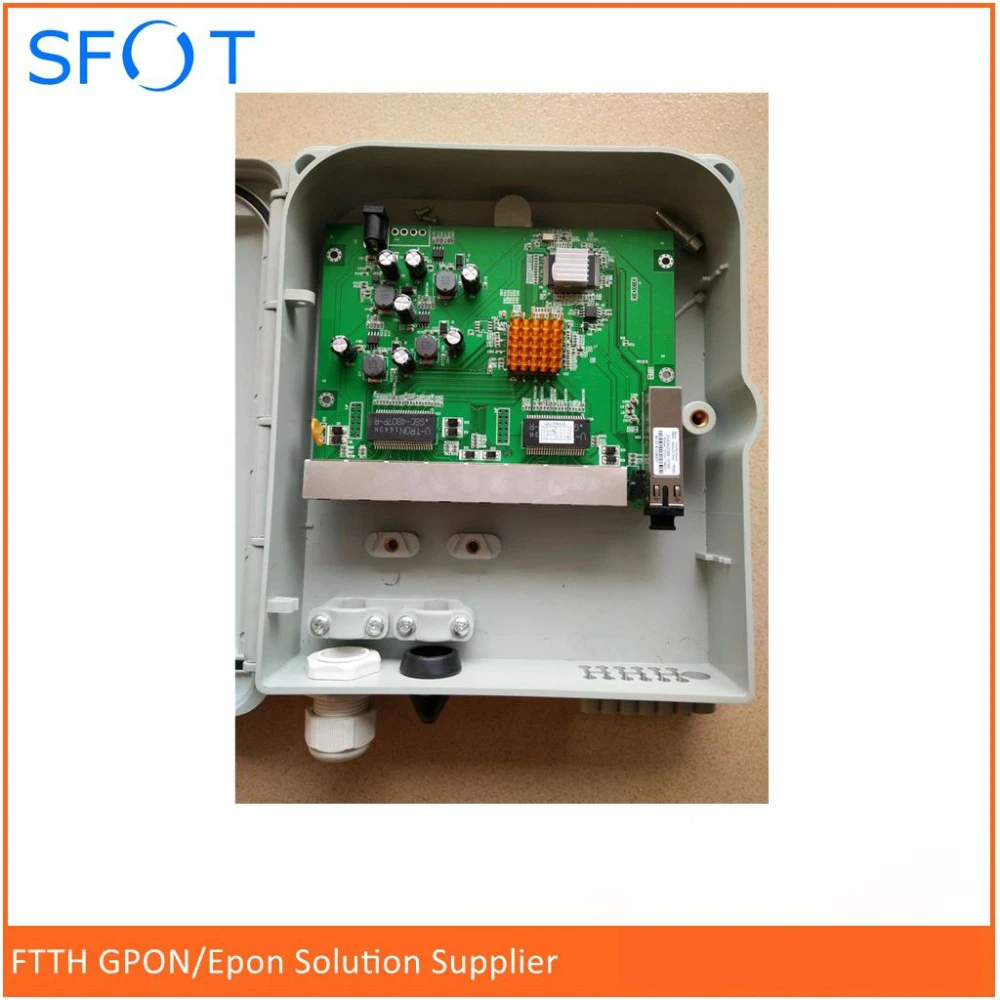 

8 ports Poe Reverse EPON ONU pcb board with FTTH termination box