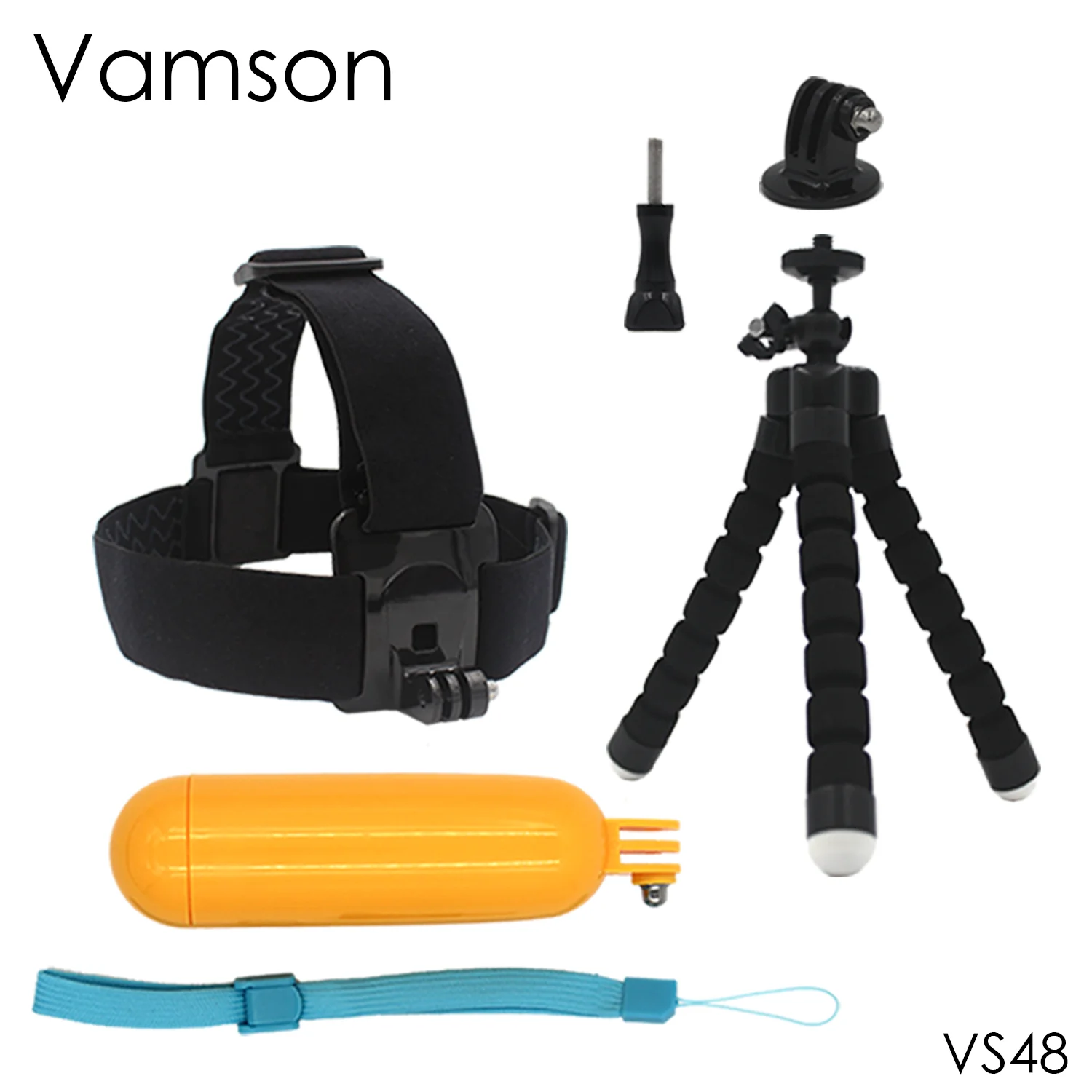 for Xiaomi for Yi Accessories Octopus Tripod Head Strap Floaty Bobber Monopod For Gopro Hero 5