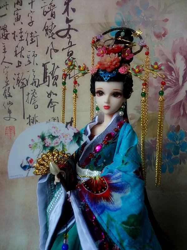 1" 1/6 винтажные китайские куклы Коллекционные императрицы Zhao Feiyan кукла древняя девушка игрушки куклы Модель w/стенд подарки на день рождения