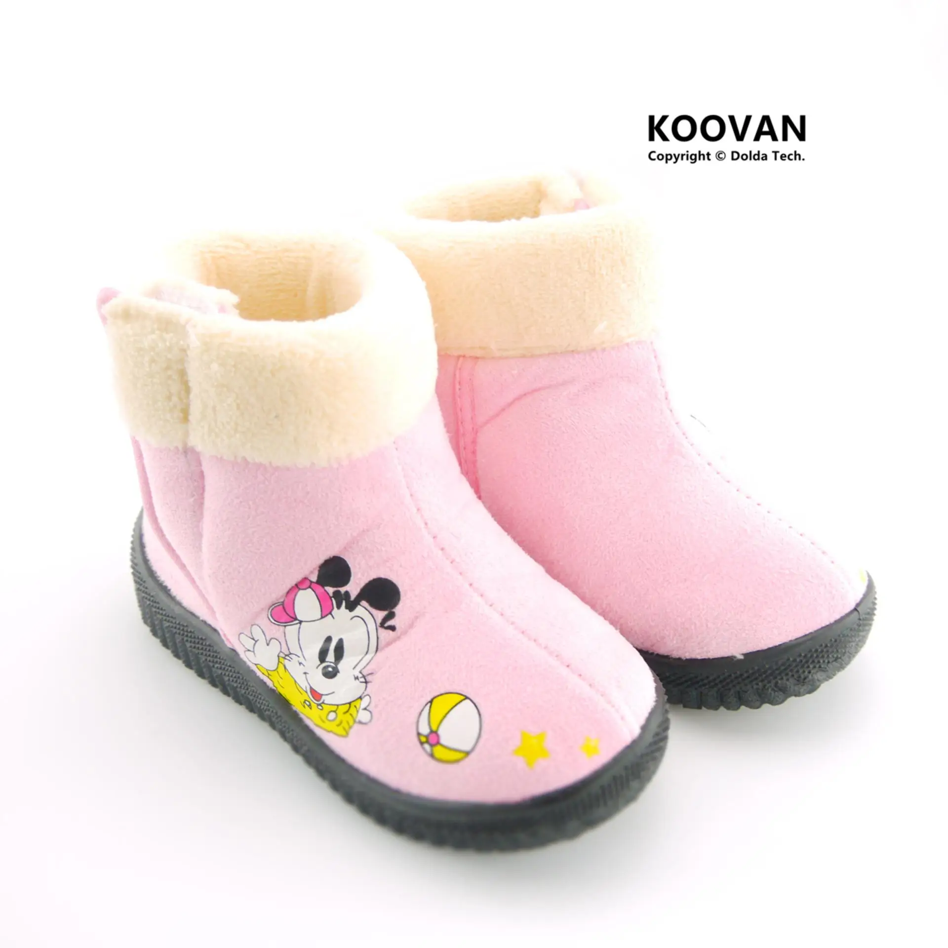 Koovan/Новые теплые детские сапоги; зимние сапоги для девочек с рисунком собаки; детские резиновые сапоги для мальчиков и девочек; детская обувь; KX5135