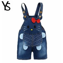 9 M-24 M Bébé Garçons Filles Jeans Salopette Shorts Infantile Tout-petits Enfants Denim Barboteuses Mignon Animaux Salopette Pour Vêtements d’été