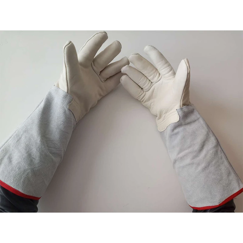 

Low Temperature Liquid Nitrogen Leather Gloves Anti-cold Working Gloves Thick Warm Anti-freezing Dry ice Safety Protection Glove