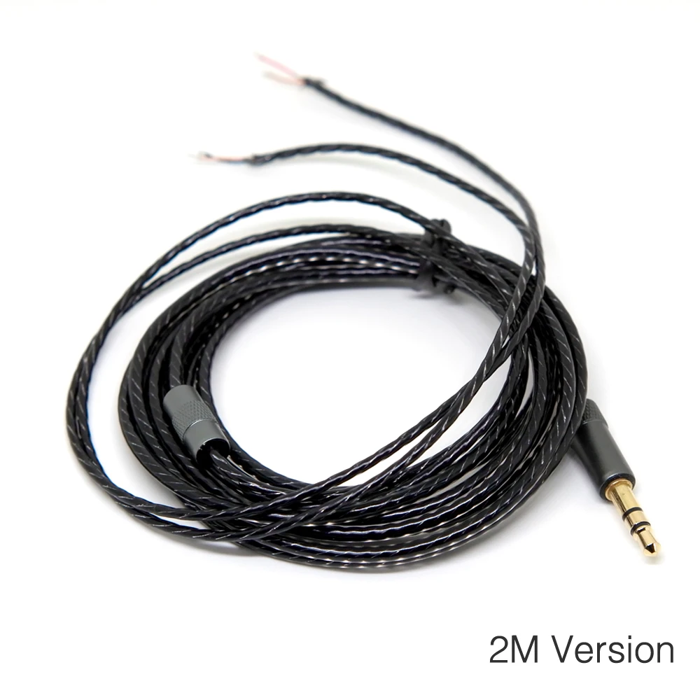 HIFI кабель для наушников для самостоятельной замены 2 м аудио кабель для ремонта наушников провод для гарнитуры DIY провод для обслуживания наушников