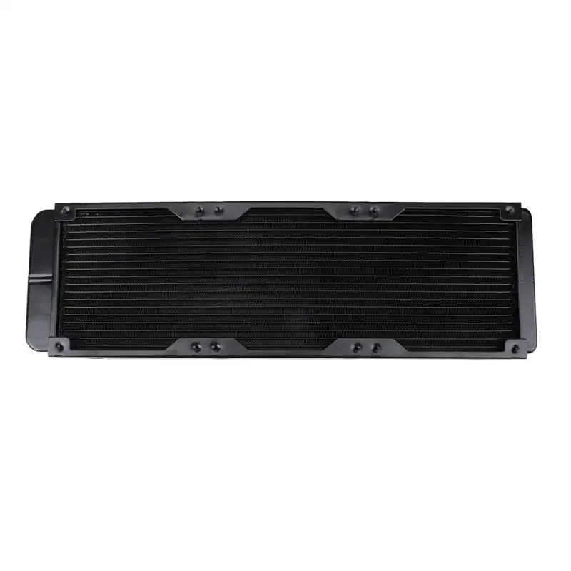 360mm 18 Tubes Aluminum Computer Water Cooling Cooler Radiator with G4/1 Thread Heat Exchanging Sink Part Computer Components