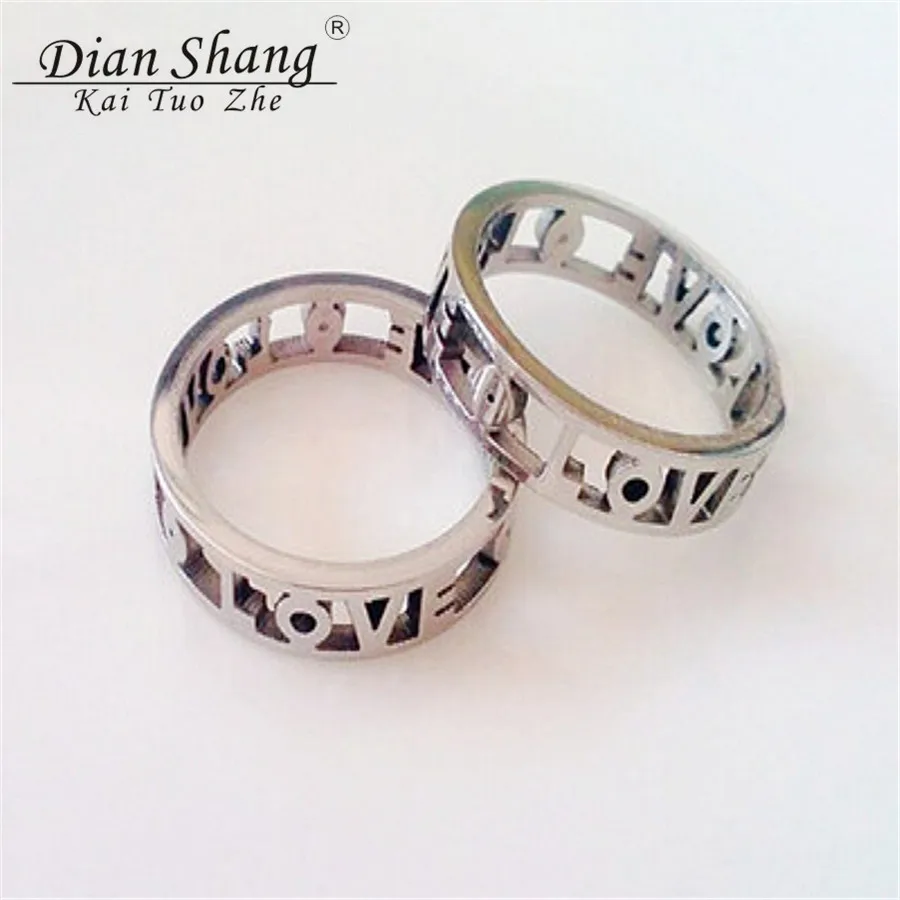 Dianshangkaituozhe Old School Love Wedding Ring Band Stainless Steel Dianshangkaituozhe Old School Love Wedding Ring Band Stainless Steel Rings For Women Vintage Jewelry Rose Gold Plated Aniilo In From