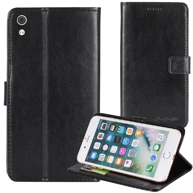 

TienJueShi Flip PU Book-Style Leather Cover Shell Wallet Etui Skin Protection Case For SFR Starxtrem 5 6 Star Staraddict 5 6 7