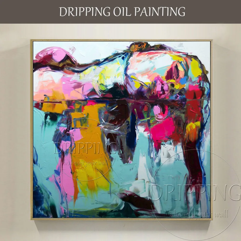 Skilled Artist Hand painted High Quality Abstract Woman Figure Oil