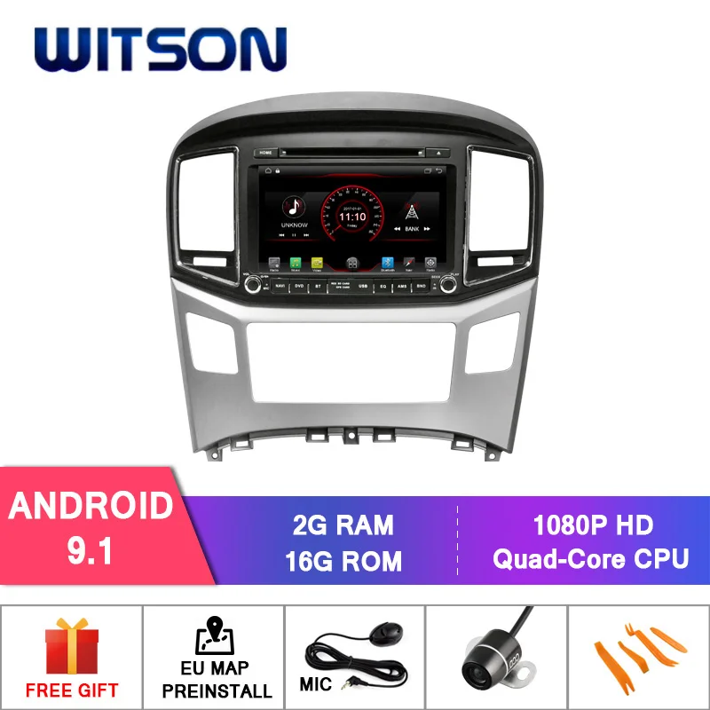Flash Deal WITSON Android 9.1 CAR DVD RADIO GPS FOR HYUNDAI H1 2016  BUILT-IN WiFi MODULE, CAPACITIVE TOUCH SCREEN 1080P HD VIDEO 0
