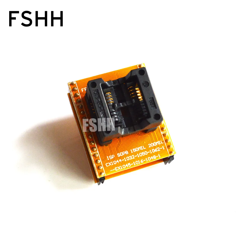 

CX1044 CX1032 CX1050 CX1062-1 adapter module can be used after modification SOP8 to DIP8 adapter Pitch=1.27mm width=5.4 7.9mm