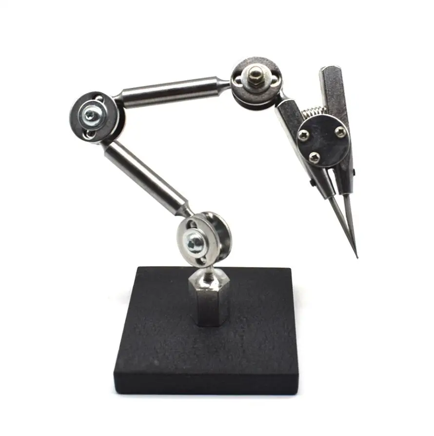 High Quality Jewelry Stand Clamp Welded fixture Third hand Soldering Iron Clip for Craft Model Precision Tool - Цвет: GH502-2B