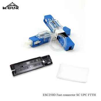 

500pcs FTTH ESC250D SC UPC Optical fiber quick connector SC UPC Single-Mode Embedded type FTTH Fiber Optic Fast Connector