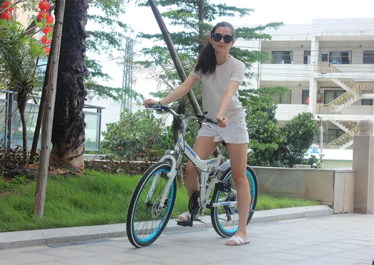 Perfect Freeshipping Folding mountain bike 24 inch 26 inch double disc brakes double shock 21 speed students adult men and women cycling 41 Perfect Freeshipping Folding mountain bike 24 inch 26 inch double disc brakes double shock 21 speed students adult men and women cycling 41