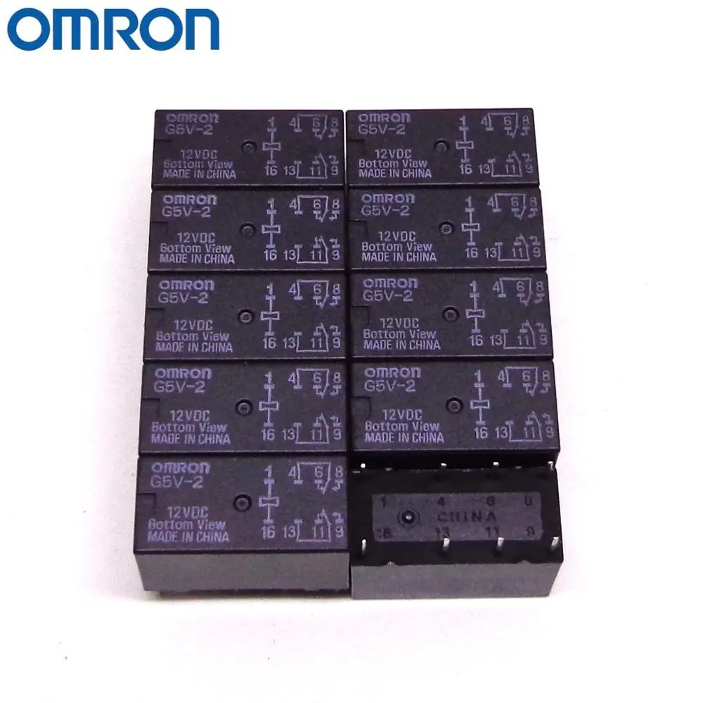 OMRON Реле 10 шт. G5V-2 5VDC 12VDC 24VDC 5 В, 12 В, 24 В постоянного тока, абсолютно и реле