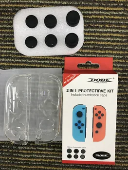 

Crystal Cover Skin Case Silicone Joystick Caps Protection Kit for Nintend Switch NS NX Console Joy-Con Controllers