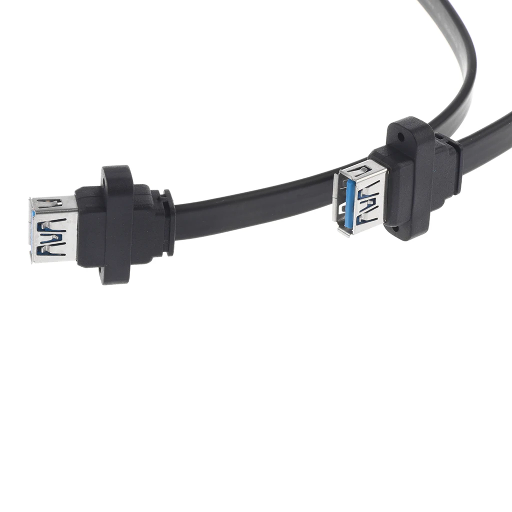 USB 3.0 20-Pin Motherboard to 2 Type-A Female Connectors Adapter Y-Cable