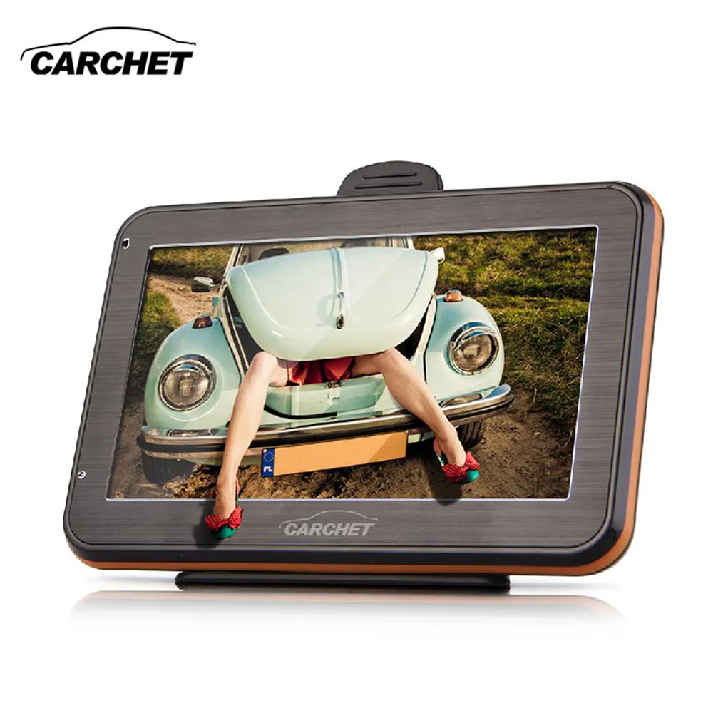 

CARCHET 4.3 Inch TFT Touchscreen GPS Navigation FM RAM 128MB 4GB America Map For USA Brazil Chile etc FREE SHIPPING