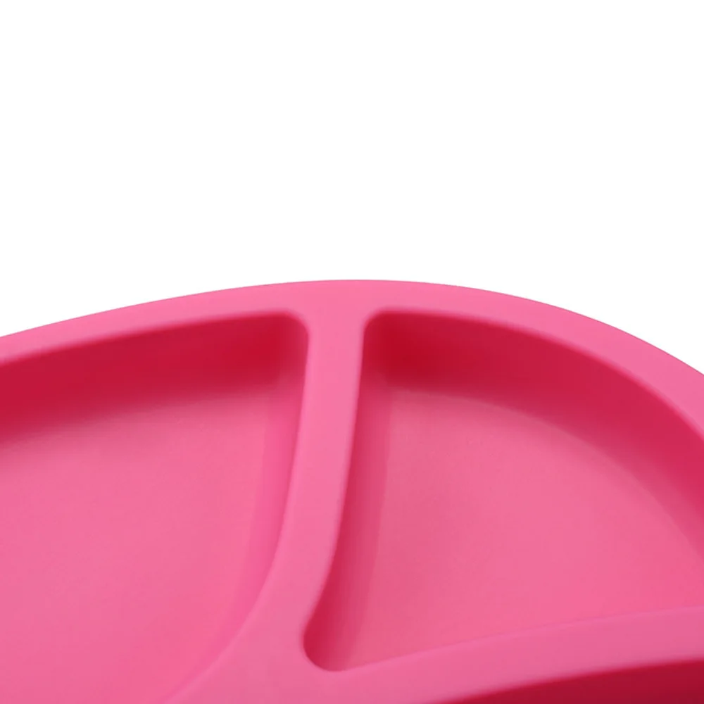 Children dish New food-grade silicone Baby Infant Cute Feeding Plate Fruit Dishes Kids Child plate Tableware