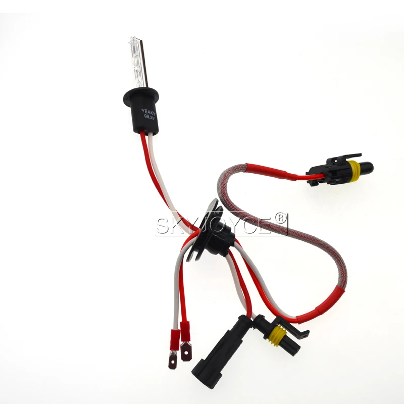 SKYJOYCE 45W Yeaky H1 5500K Xenon HID Conversion Kit Xenon H1 HID Replacement Bulb Car Headlight Slim Ballast 45W Yeaky Lighting (2)