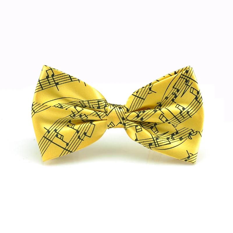Musical Notes Classic Bow Tie - Artistic Pod