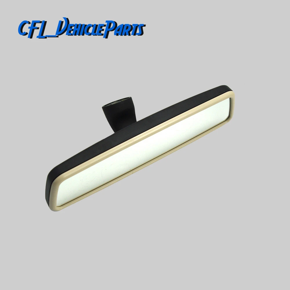 Beige Color Interior Rearview Rear View Mirror Glass For VW Passat B5