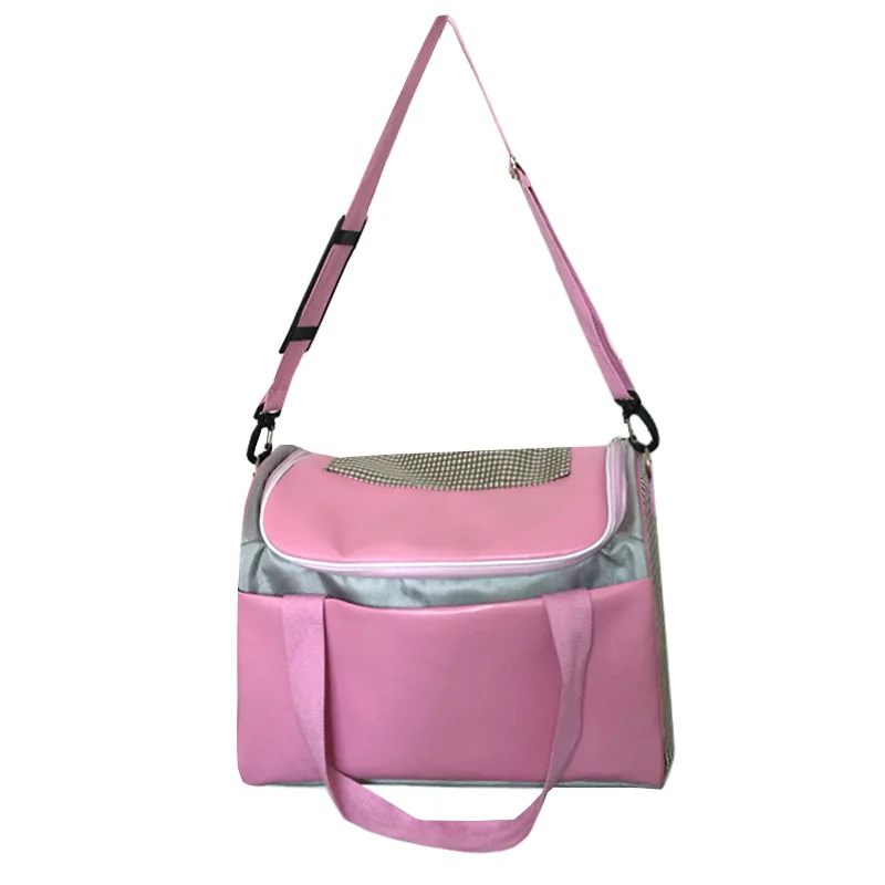 

New Pink Soft-sided Pet Dog Cat Carrier Bag Free Shipping Dogs Carrier