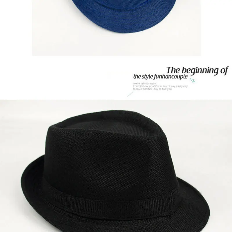 Фирменная новая модная широкополая джазовая шляпа, чистые Мужские Женские кепки с большими полями, английский классический стиль, официальная шляпа, винтажные Популярные кепки