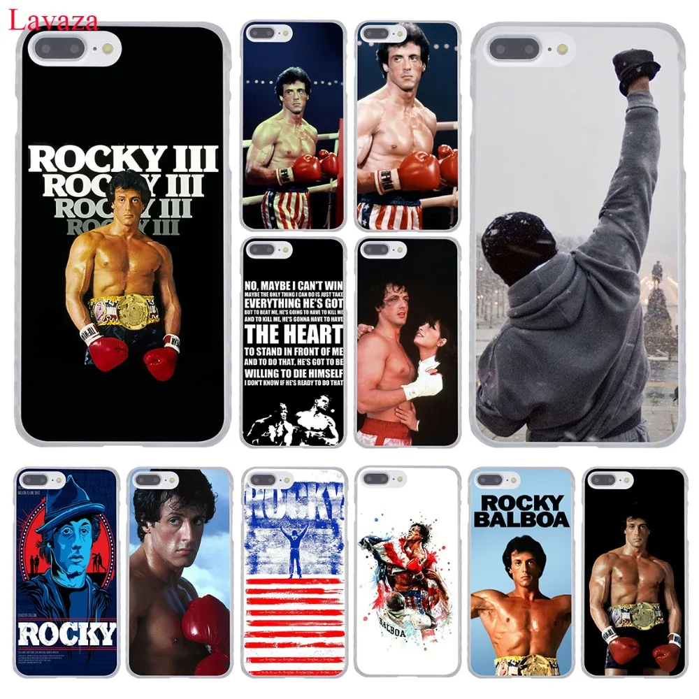 

Lavaza THE Best of Rocky balboa Hard Phone Case for Apple iPhone XR XS Max X 8 7 6 6S Plus 5 5S SE 5C 4S 10 Cover 8Plus Cases
