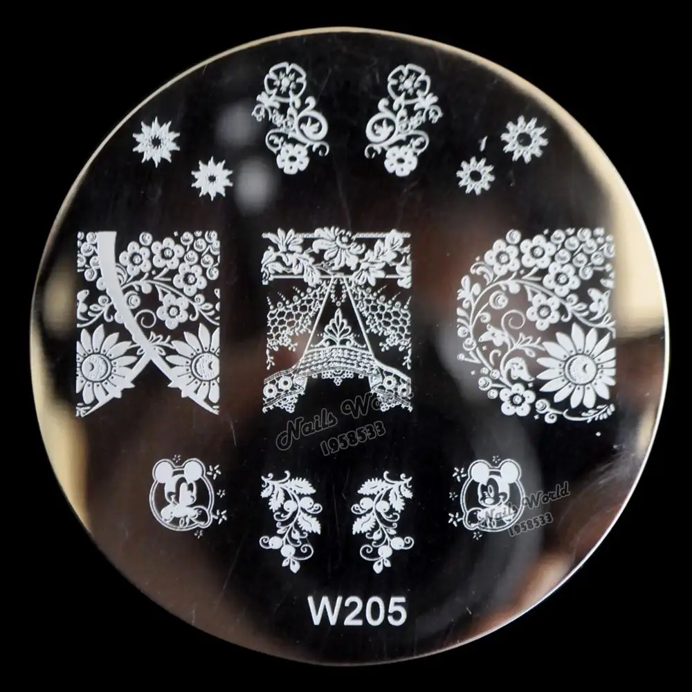 The new transmission nail applique nail art stamping foil sticker template W Series Sunflower Lace Stencil W205 The new transmission nail applique nail art stamping foil sticker template W Series Sunflower Lace Stencil W205