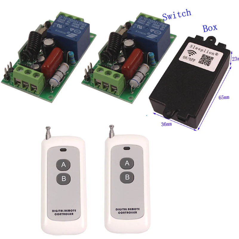 220V 110V Smart Switch Remote Control Relay Universal Remote Control Switch Module 110V Wireless Switches 315M433MHz -2