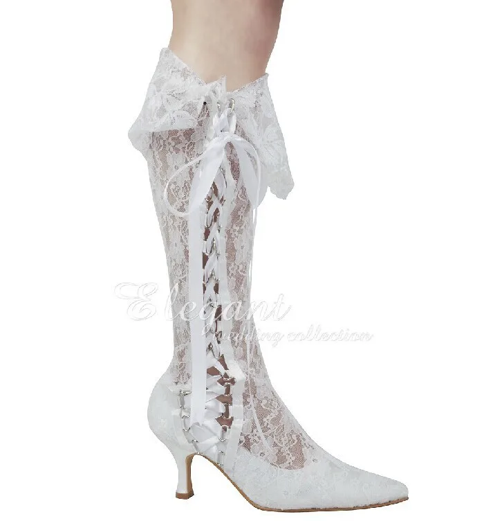 Элегантные пикантные Демисезонные женские туфли-лодочки со шнуровкой; сезон лето 2 дюйма на каблуке средней высоты женская обувь на выпускной, Вечеринка платье белые женские зимние сапоги Острый носок Свадебная обувь