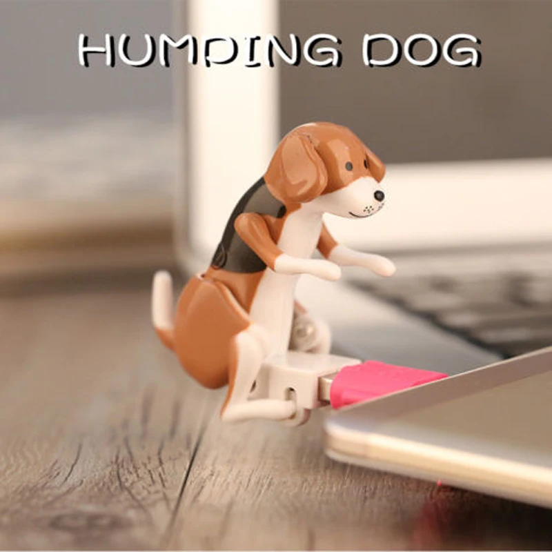 

Portable Mini Cute USB Funny Humping Spot Dog Rascal Dog Toy USB Gadgets Relieve Pressure for Office Worker Best gift For Kids